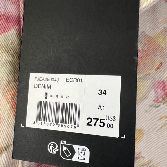 The Kooples- Ankle Jeans - Floral Jeans - Picture 11 of 14